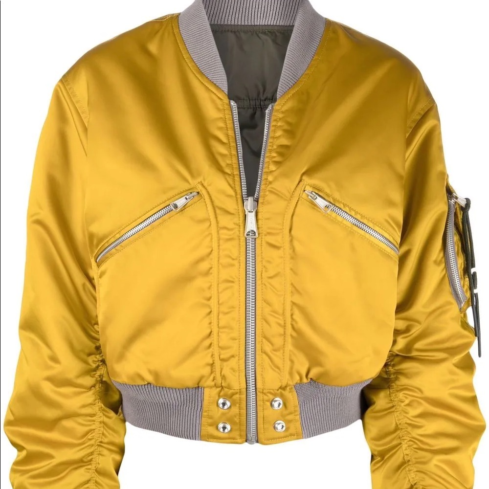 NWT Diesel cropped reversible bomber jacket